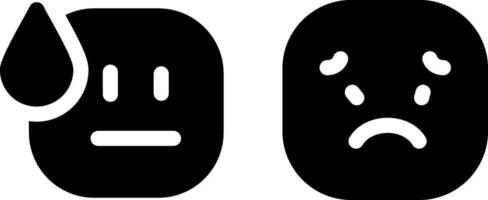 Glyph Icons Design vector