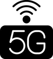 5g red creativo icono diseño vector