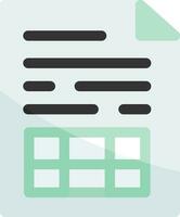 Spreadsheet Creative Icon Design vector