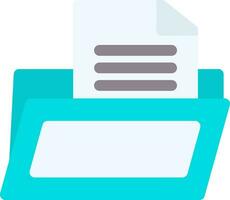 Folder Creative Icon Design vector