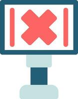 Railroad Crossing Creative Icon Design vector