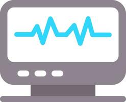 Electrocardiogram Creative Icon Design vector