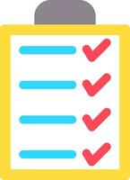 Checklist Creative Icon Design vector
