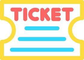 Ticket Creative Icon Design vector