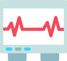 Electrocardiogram Creative Icon Design vector