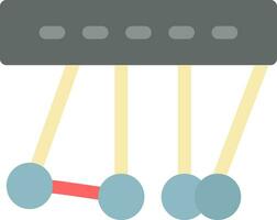 Newton Cradle Creative Icon Design vector