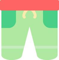 diseño de icono creativo de pantalones cortos vector