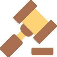 Gavel Creative Icon Design vector