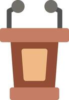 Lectern Creative Icon Design vector