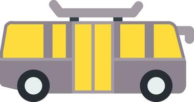 Bus Creative Icon Design vector