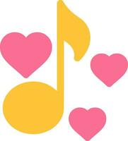 Love Song Creative Icon Design vector