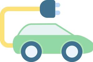 Electric Car Creative Icon Design vector