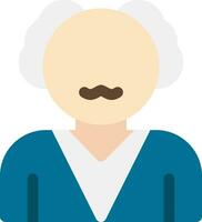 Old Man Creative Icon Design vector