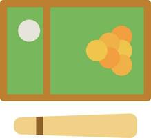 Snooker Creative Icon Design vector