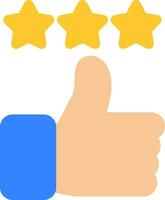 Thumbs Up Creative Icon Design vector