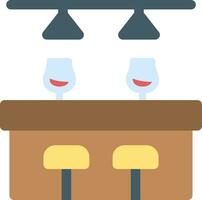 Bar Counter Creative Icon Design vector