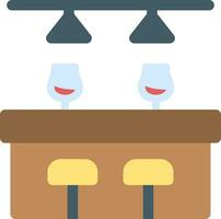 Bar Counter Creative Icon Design vector