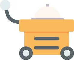 Food Cart Creative Icon Design vector