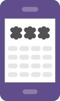 Pin Code Creative Icon Design vector