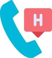 Emergency Call Creative Icon Design vector