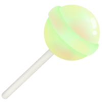 a lollipop on a stick with a transparent background png