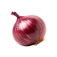 AI generated Red onion isolated on transparent background png