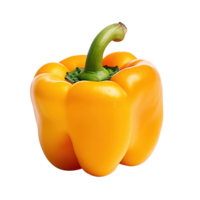 AI generated Bell pepper isolated on a transparent background png