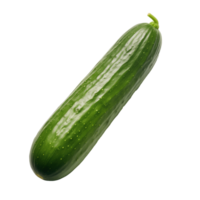 AI generated Cucumber isolated on transparent background png