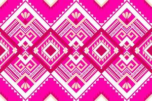 Geometric seamless ethnic pattern. Geometric ethnic pattern can be used in fabric design for clothes, wrapping, textile, embroidery, carpet, tribal pattern vector