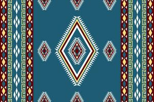 Geometric seamless ethnic pattern. Geometric ethnic pattern can be used in fabric design for clothes, decorative paper, wrapping, textile, embroidery, carpet, tribal pattern vector
