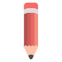 Graphite pencil on white background vector