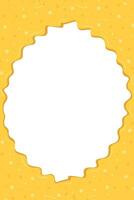 Cheese frame drops background. Liquid cheese drip vector