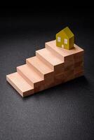 A small wooden house as an idea for investing in your own home photo