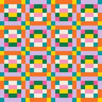 Essential geometric printable seamless pattern with abstract Minimal elegant line form stroke shapes in vibrant colors. Modern simple background in minimalist mid century style vector wall art