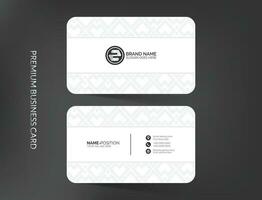 Corporate business card template vector design,Simple visiting card layout