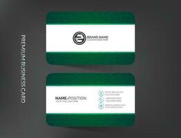 Vector modern business card template. Visiting card for business and personal use