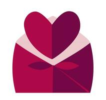 Pink envelope with hearts. Love letter for Valentine's Day. Vector