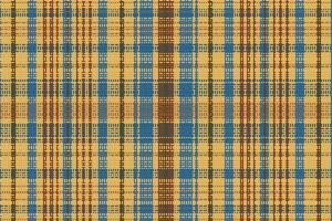 Tartan plaid pattern with texture and summer color. vector