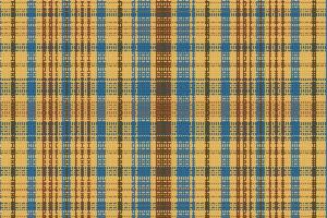 Tartan plaid pattern with texture and summer color. vector