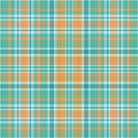 Tartan plaid pattern with texture and summer color. vector