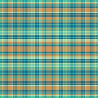 Tartan plaid pattern with texture and summer color. vector
