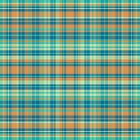 Tartan plaid pattern with texture and summer color. vector