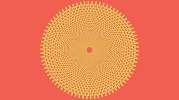 Abstract spiral retro color spinning vortex background. vector