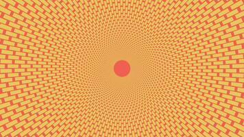 Abstract spiral retro color spinning vortex background. vector