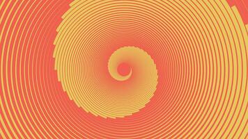 Abstract spiral retro color spinning vortex background. vector