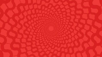 Abstract spiral round vortex style red and white background. This simple spinning style background can be used as valentine love background. vector