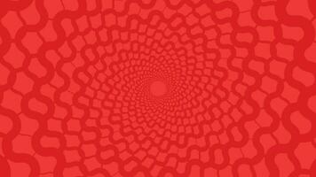 Abstract spiral round vortex style red and white background. This simple spinning style background can be used as valentine love background. vector