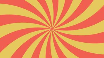 Abstract spiral retro color spinning vortex background. vector