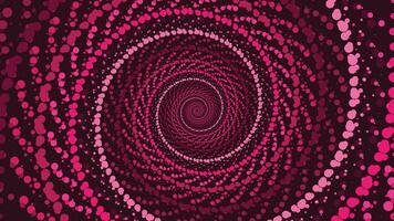 Abstract spiral round vortex style red and white background. This simple spinning style background can be used as valentine love background. vector