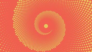 Abstract spiral retro color spinning vortex background. vector